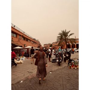 affiche femme Marrakech